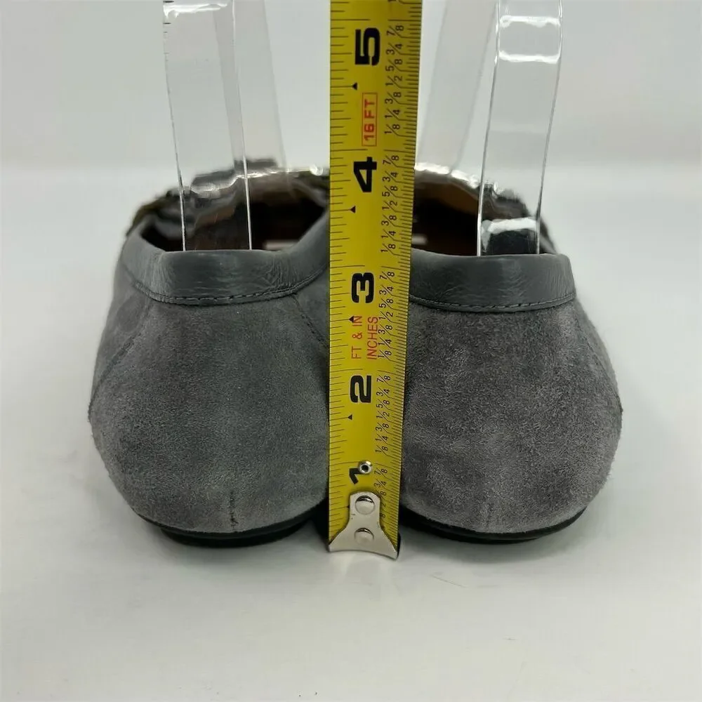 Vionic Women's Kenya Slip On Gray Loafers 9.5 Slip-On with Orthaheel Technology